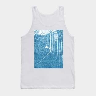 rice field in cyan Tank Top